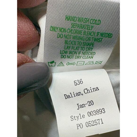 Lily Pulitzer Railee Shift Dress Resort White Floral Eyelet Size 10 - Picture 11 of 11